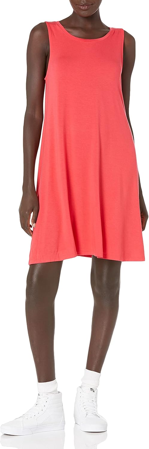 Vestido Amazon Essentials Sem Mangas Mulher Vermelho XXL