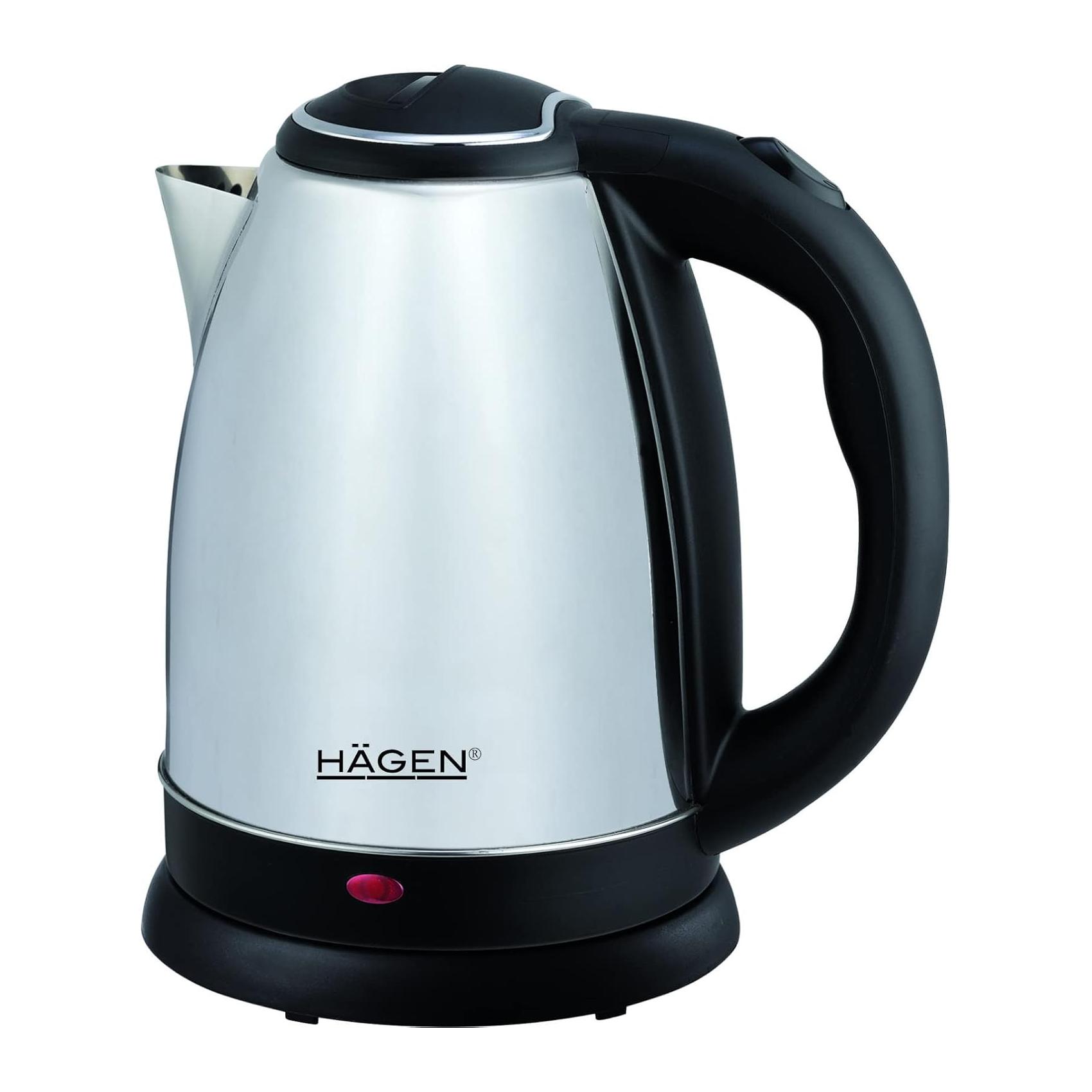 Chaleira Elétrica Hagen Inox Sem Fios 1,8 L HA5525-SIL Prata