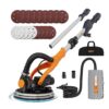 Lixadora girafa Dobrável com extensor 820 W (110 cm/165 cm) Velocidade Ajustável LED MAXXT