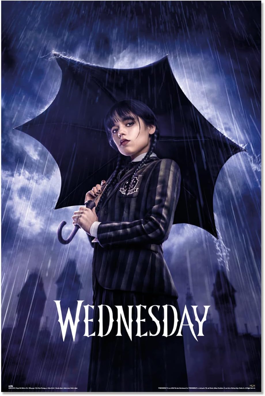 Poster Decorativo Miércoles Addams - 61x91,5 cm