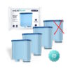 x3 Filtros de Água para Cafeteiras Saeco e Philips Compatível com Philips AquaClean
