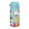 Garrafa de Água 400ml Inox Ion8 para Crianças com Tampa Abatível e Fecho Seguro Safari