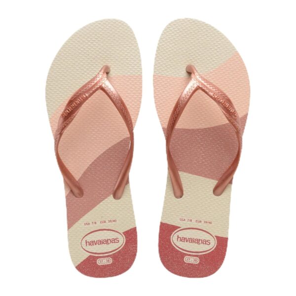 (39/40) Chinelos Havaianas Fantasia Gloss para Mulher com Toques Brilhantes