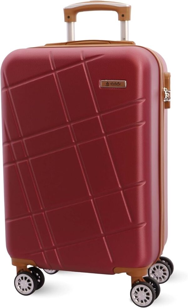 Mala de Viagem 55×40×20 cm com 4 Rodas 360° e Cadeado Numérico (Compatível Ryanair)