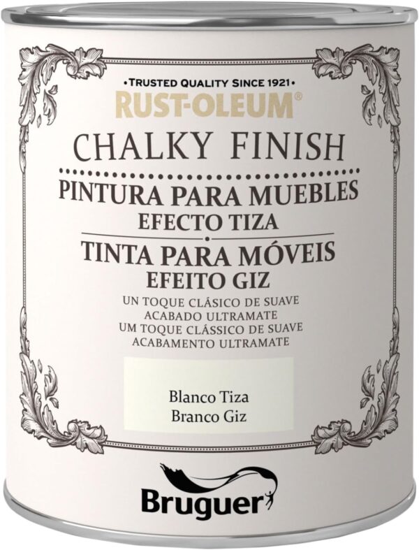 Tinta para Móveis efeito Branco Giz Rust-Oleum 750 ml