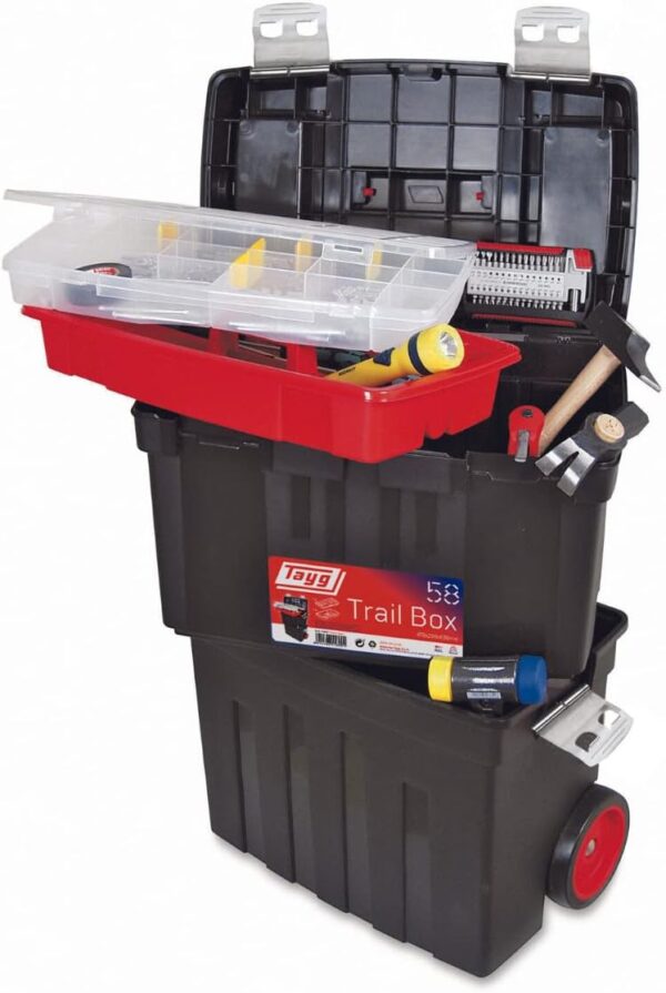 Caixa de Ferramentas Trolley Tayg 58 Trailbox 47x29x63 cm
