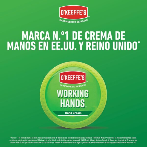 Creme de Mãos para Pele Extremamente Seca / Partida O'Keeffe's Working Hands 96 G Tarro
