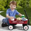 Radio Flyer Little Red Toy Wagon Pequeno Carrinho de Brincar Decorativo