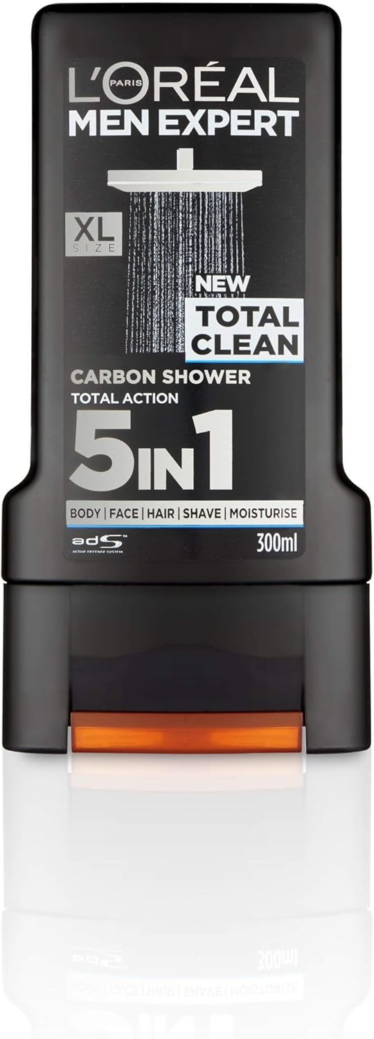 Gel de Duche Men Expert 300 Ml Total Clean