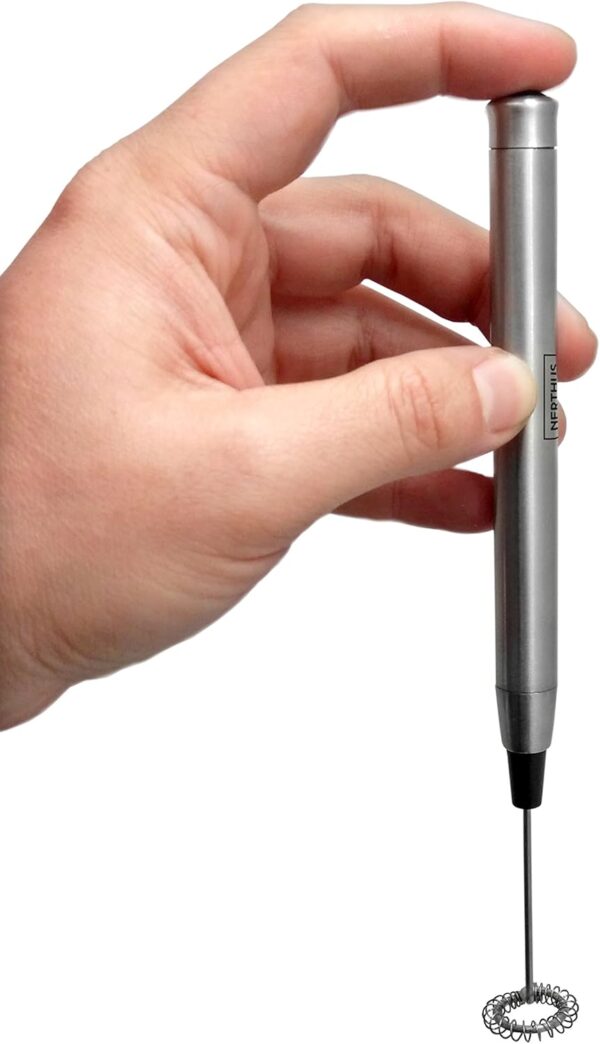 Batedor de Leite NERTHUS FIH 228 Aço Inoxidável para Café e Capuccino