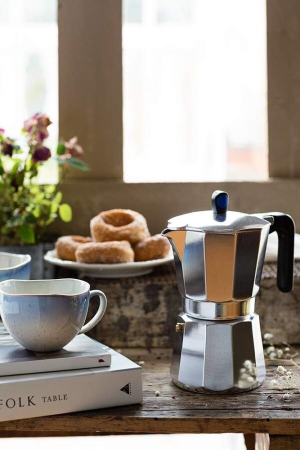 Cafeteira Italiana Indução Monix Induction Express Alumínio 6 Chavenas