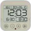 Despertador Digital TFA Dostmann Funk Bingo 2.0 com Temperatura e 2 Alarmes Branco 95x41x96 mm