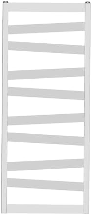 Radiador e Seca Toalhas 120x50 cm Branco para Circuito Água Quente