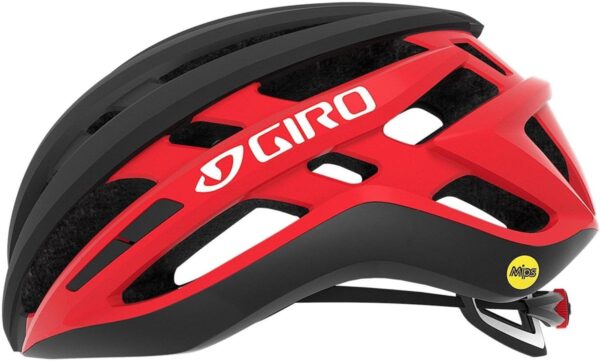 (L) Capacete Giro Agilis MIPS Preto 59-63 cm Mate/Vermelho Vivo