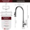 Torneira de Cozinha Monocomando Ibergrif M22136 Extraível 3 Modos Latão Cromado