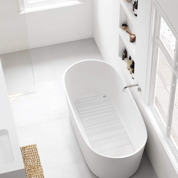 Tapete para Wc antiderrapante Rayen 86 X 33 cm em Borracha Natural
