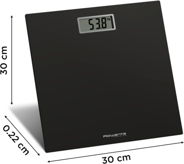 Balança Ecrã LCD Rowenta Preto BS1400 Max 150 Kg