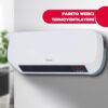 Termoventilador Cerâmico de Parede 2000 W com Comando Resistenta a humidade com LED ARDES AR4W04P