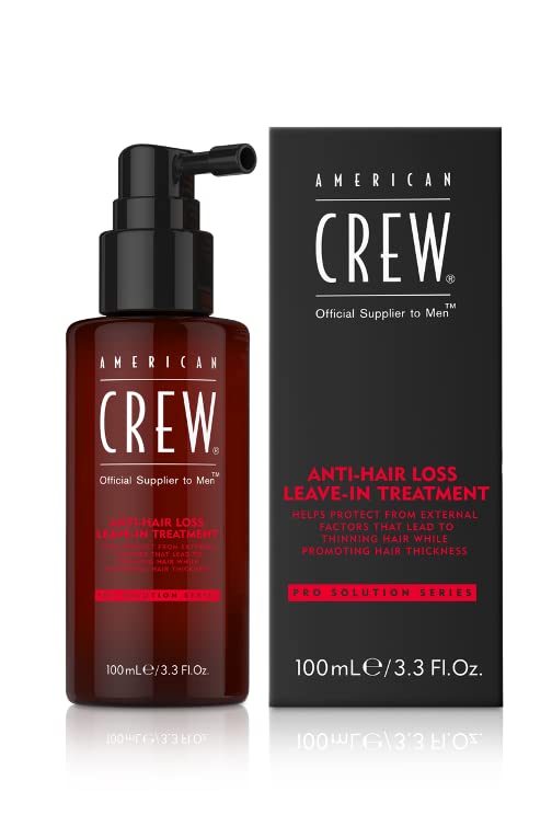 Tratamento Anti-Queda American Crew 100 ml – Fortalecedor Capilar para Homem (Sem Enxaguar)