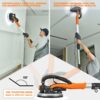 Lixadora girafa Dobrável com extensor 820 W (110 cm/165 cm) Velocidade Ajustável LED MAXXT