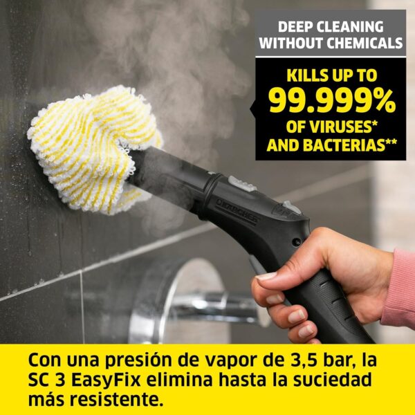 Karcher SC 3 EasyFix Limpiadora a Vapor 3.5 Bar 1900 W Capacidade 1 L