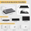 Expositor para Mini Figuras Lego com 3 Placas feito em Metacrilato Transparente
