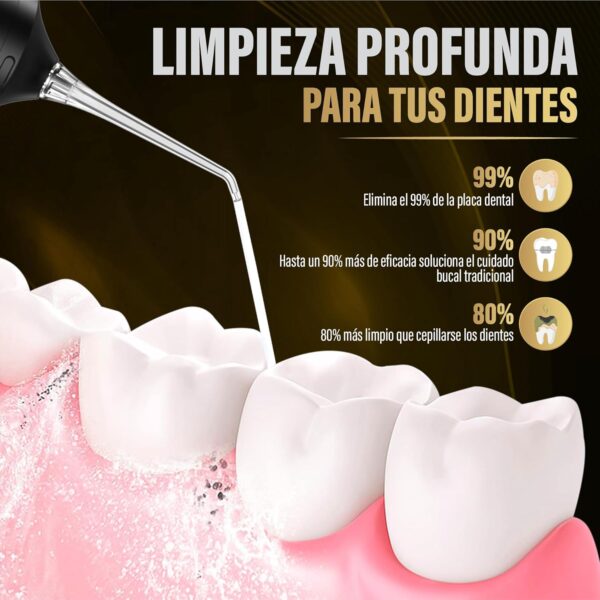 Irrigador Bucal Portátil 6 Acessórios EMIR USB-C
