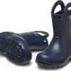 (37-38) Botas de Chuva Crocs Handle It Rain Boot Unissexo Azul