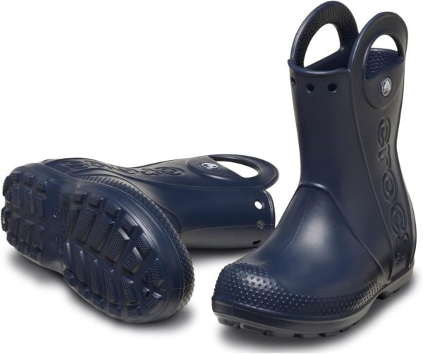 (37-38) Botas de Chuva Crocs Handle It Rain Boot Unissexo Azul