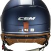 (L / 57cm) Capacete Open Face CGM 191 V PIX Vintage Azul Prata Satinado