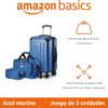 Conjunto Mala De Viagem Rigida 4 Rodas + 2 Bolsas - 38 X 23,5 X 57,5 Cm