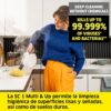 Maquina Limpeza A Vapor Karcher SC 1 Multi & Up com Boquilha EasyFix Large e Pano Microfibra