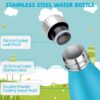 Garrafa Térmica Inox 500ML BPA-free Vácuo Isolado