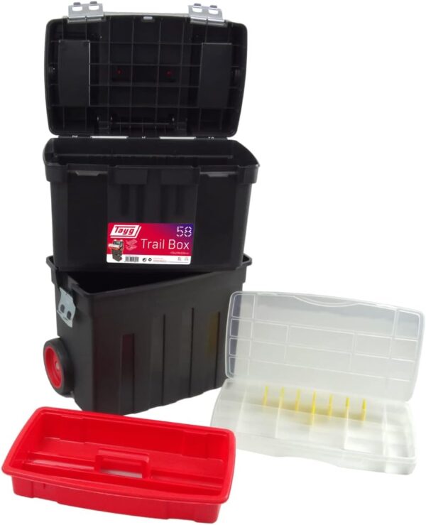 Caixa de Ferramentas Trolley Tayg 58 Trailbox 47x29x63 cm