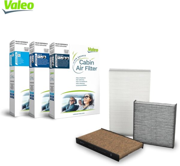 Filtro de Habitáculo Valeo PROTECT 715503 com Carvão Ativo BMW Série 1, Série 3, X1 (81x12.3x2 cm)