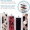 Organizador de Joias iDesign Clarity com 4 Gavetas de Plástico Transparente