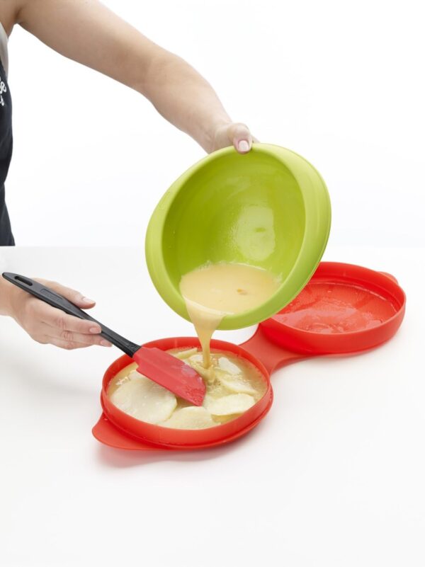 Molde para tortilha espanhola uso em Micro-ondas Lékué Spanish Omelette em Silicone
