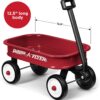 Radio Flyer Little Red Toy Wagon Pequeno Carrinho de Brincar Decorativo
