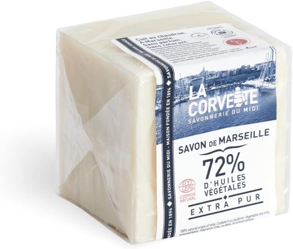 Sabão de Marselha Extra Puro La Corvette Ecocert Cubo - 200 Gr