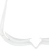 third_B01N2Y08UQ_210_210226 Óculos de Natação Adulto Zoggs Predator Lentes UV Ajuste Fácil Lentes sem névoa Branco