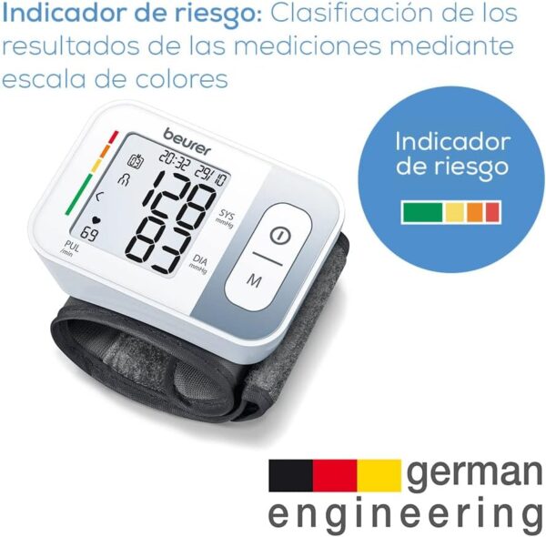 Medidor de Tensão de Pulso Beurer BC 28 Deteção Arritmias 14.5-19.5 cm