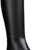 (42) Botas Geox D Felicity D em Couro (Negro) - Mulher