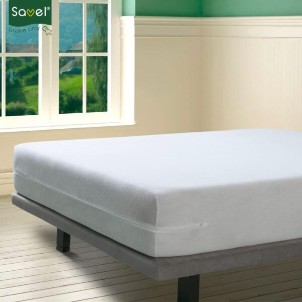 Pack 2X Capa / Protetor de Colchão Microfibra SAVEL com Fecho 90x190/200 cm