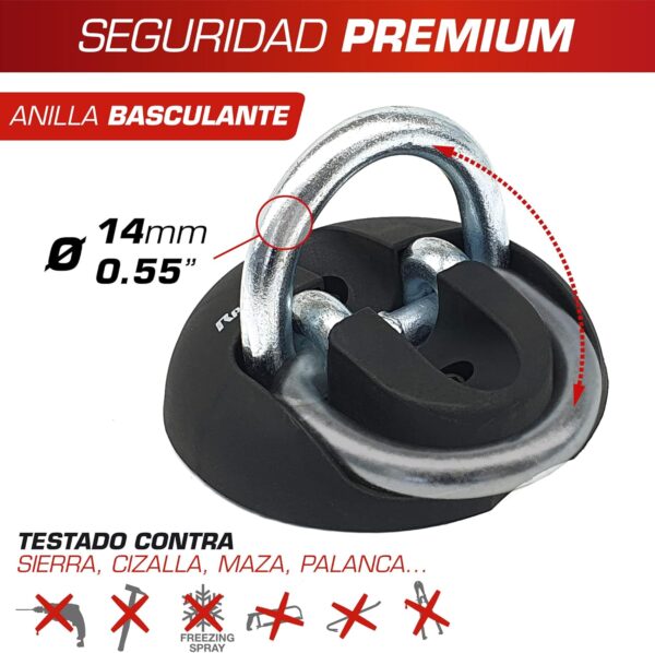 Ancoragem Antiroubo de Motas Alta Segurança RADIKAL RK54