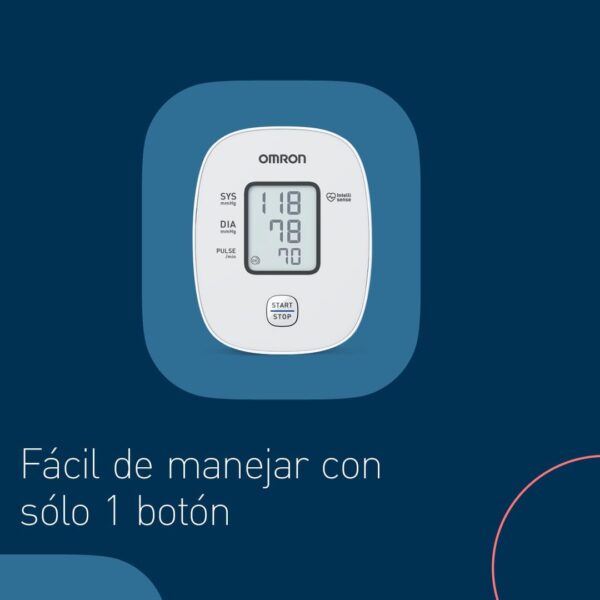 Tensiómetro de Braço Digital OMRON X2 Basic Medição Precisa de Pressão Arterial