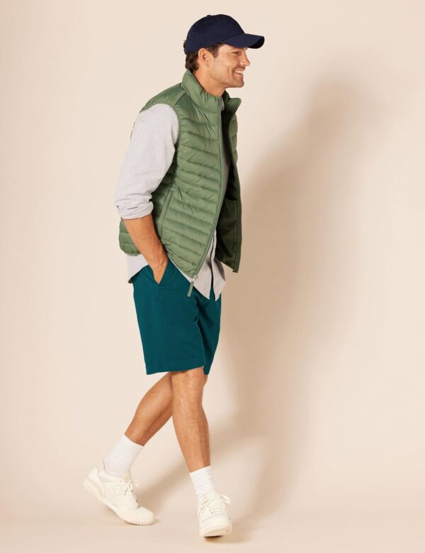 (42 W) Calções Chinos Clássicos Amazon Essentials Homem 23 cm Verde