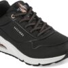 (39) Sapatilhas Desporto Skechers Uno Shimmer Away Preto para Mulher