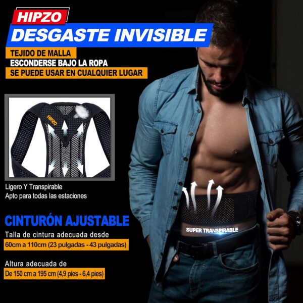 third_B09K694WMR_93_200226 Corretor de Postura Ajustável Unissexo Transpirável