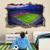Autocolantes de Parede 3D Estádio Nou Camp Barcelona Futebol 50 x 70 cm