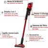 Aspirador de Pó a Bateria Einhell Sem Saco 0.6 L (BATERIA NÃO INCLUÍDA)